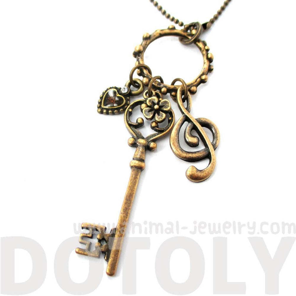 Antique Skeleton Key Necklace