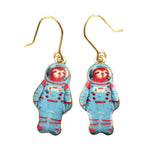Sloth Astronaut in A Space Suit Space Travel Dangle Earrings