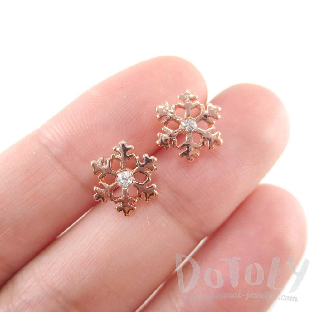2Ct Round Simulated Diamond Awesome Snowflake Stud Earrings 14KWhite Gold  Plated | eBay