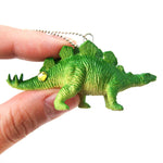 Stegosaurus Armored Dinosaur Shaped Pendant Necklace in Green | Animal Jewelry | DOTOLY