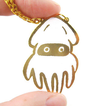 Super Mario Themed Squid Blooper Pendant Necklace | Limited Edition | DOTOLY