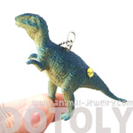 T-Rex Tyrannosaurus Dinosaur Shaped Pendant Necklace in Blue | Animal Jewelry | DOTOLY