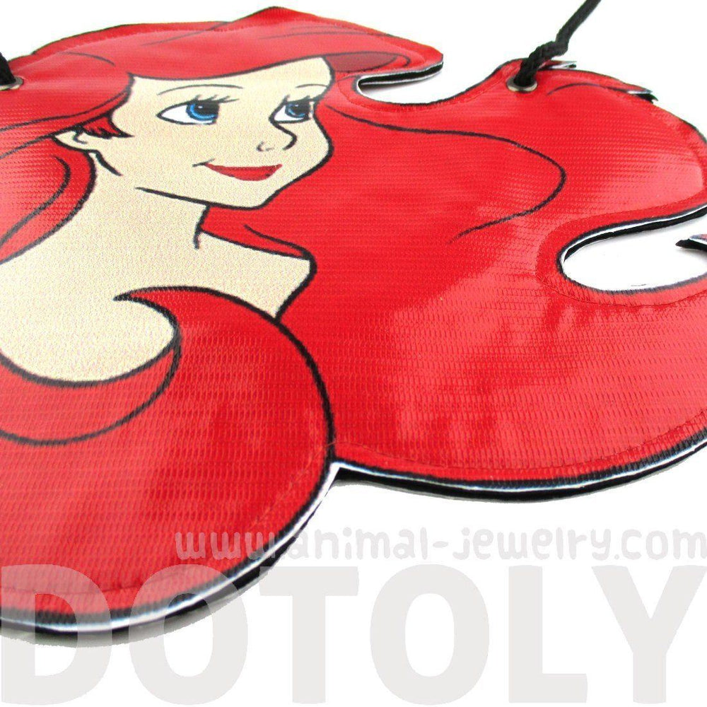 The Little Mermaid Ariel Princess Shaped Vinyl Print Cross Body Bag | DOTOLY | DOTOLY