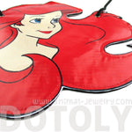 The Little Mermaid Ariel Princess Shaped Vinyl Print Cross Body Bag | DOTOLY | DOTOLY