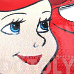 The Little Mermaid Ariel Princess Shaped Vinyl Print Cross Body Bag | DOTOLY | DOTOLY