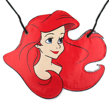 The Little Mermaid Ariel Princess Shaped Vinyl Print Cross Body Bag | DOTOLY | DOTOLY