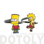 The Simpsons Themed Bart and Lisa Adjustable Ring | DOTOLY | DOTOLY