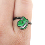 Toy Story Inspired Green Dinosaur Rex Shaped Adjustable Ring | DOTOLY | DOTOLY