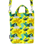 Yellow Cactus Desert Print Crossbody Duck Top Handle Tote Bag