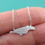 Tribal Macaw Parrot Silhouette Shaped Pendant Necklace | DOTOLY