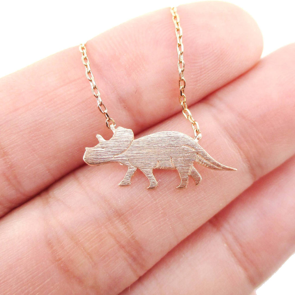 Dinosaur Jewelry, Kids Best Friends Necklaces, T-rex and Triceratops –  Namecoins