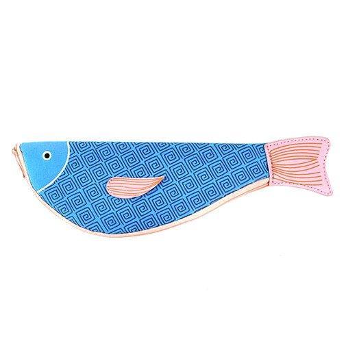 Unique Koi Fish Shaped Animal Themed Pencil Case Makeup Bag, DOTOLY