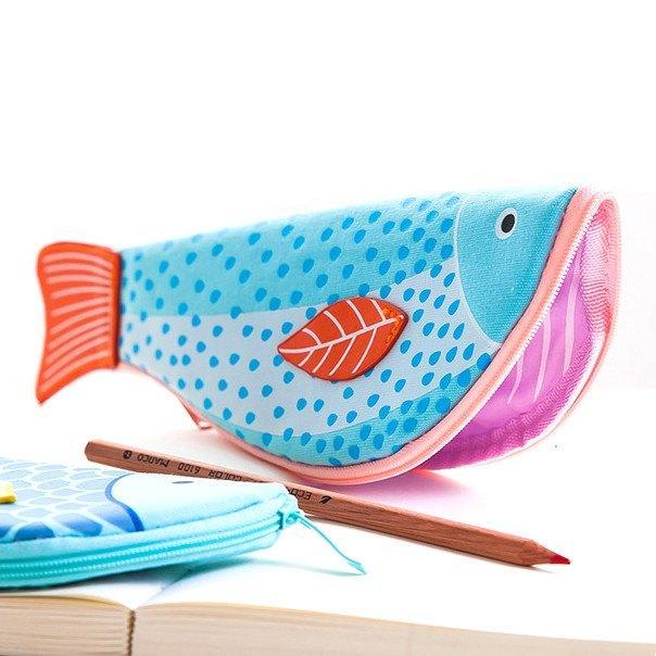 Unique Koi Fish Shaped Animal Themed Pencil Case Makeup Bag | DOTOLY | DOTOLY