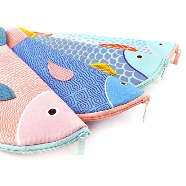 Unique Koi Fish Shaped Animal Themed Pencil Case Makeup Bag | DOTOLY | DOTOLY