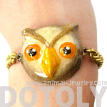 Unique Owl Bird Shaped Animal Enamel Pendant Bracelet | Limited Edition | DOTOLY