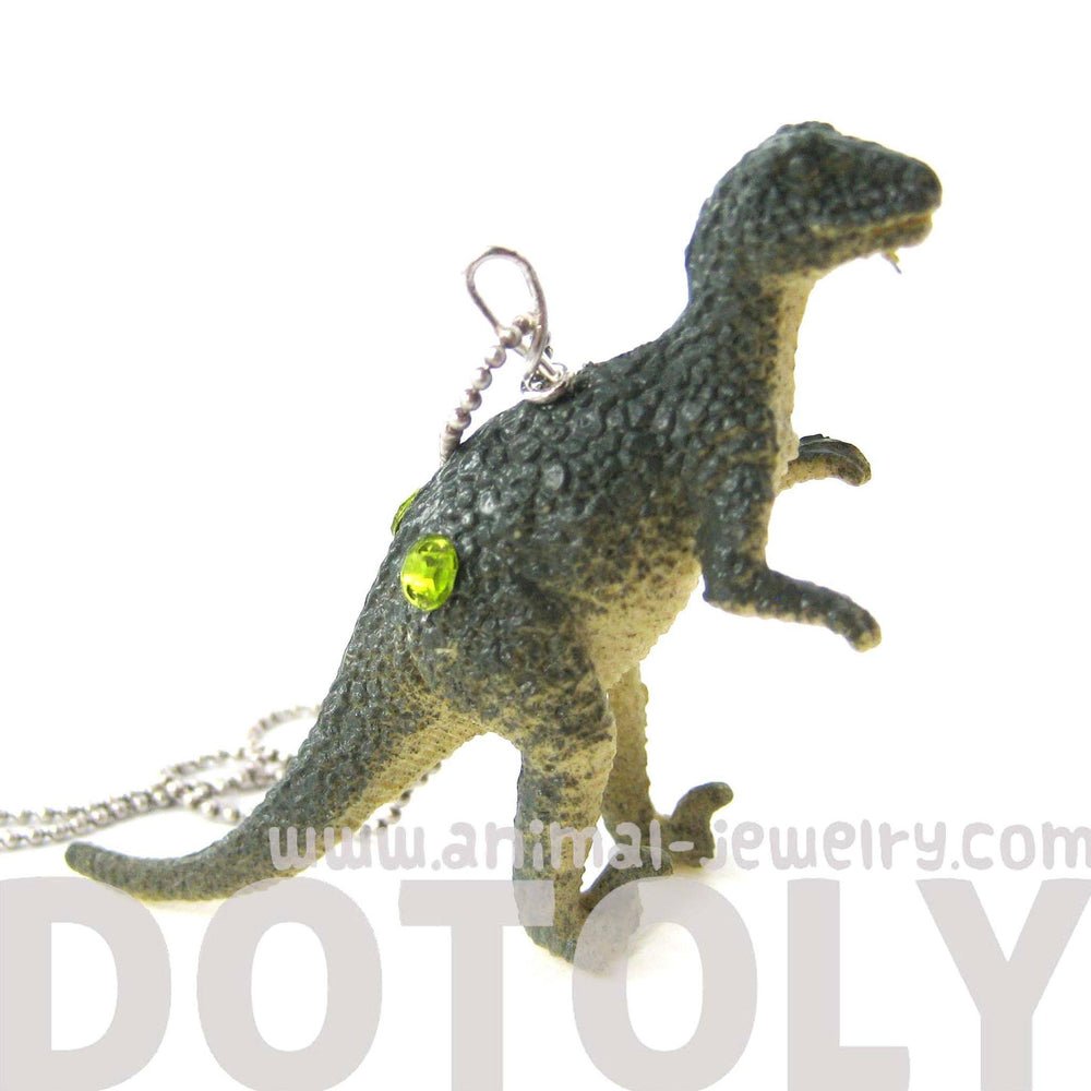 Velociraptor Raptor Dinosaur Shaped Pendant Necklace | Animal Jewelry | DOTOLY