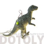 Velociraptor Raptor Dinosaur Shaped Pendant Necklace | Animal Jewelry | DOTOLY