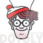 Where's Waldo Wally Shaped Vinyl Print Cross Body Bag | Geeky Gifts | DOTOLY
