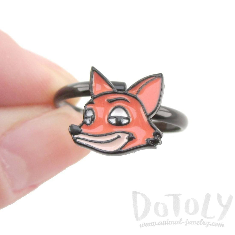 Zootopia Nick Wilde Red Fox Shaped Adjustable Ring | DOTOLY | DOTOLY